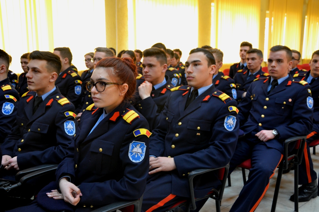 Elevii de la Colegiul National Militar "Stefan cel Mare", vizita AFT